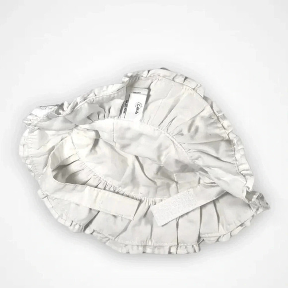 CaliKids White Cotton Sun  Hat - Picture 4 of 5